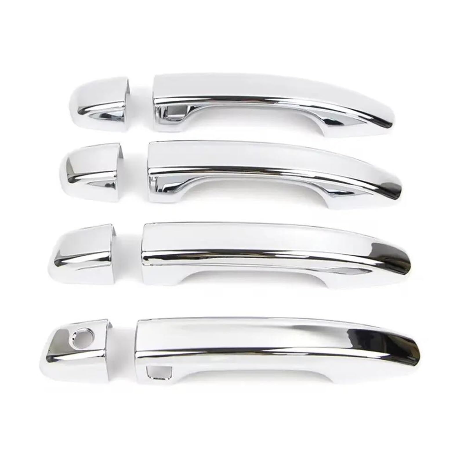 Yytemd Chrome - W Smart Key Car Side Door Handle Cover Moulding Trim Exterior Decor Accessories For Accord 2018-2021 Chrome(Chrome - W Smart Key)