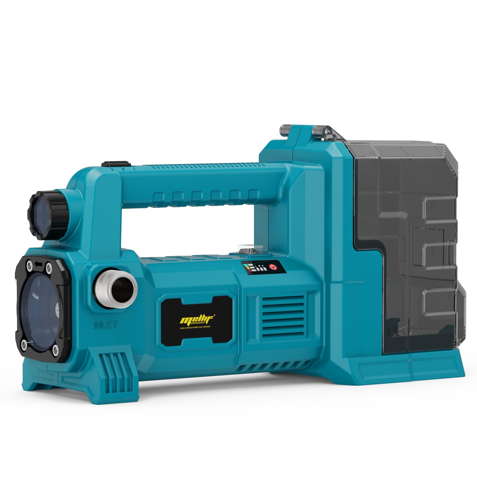 Bomba de transferencia de agua sin escobillas compatible con batería Makita de 18 V (solo herramienta), bomba autocebante inalámbrica de 1/4HP 540GPH, bomba de utilidad para drenaje de piscina