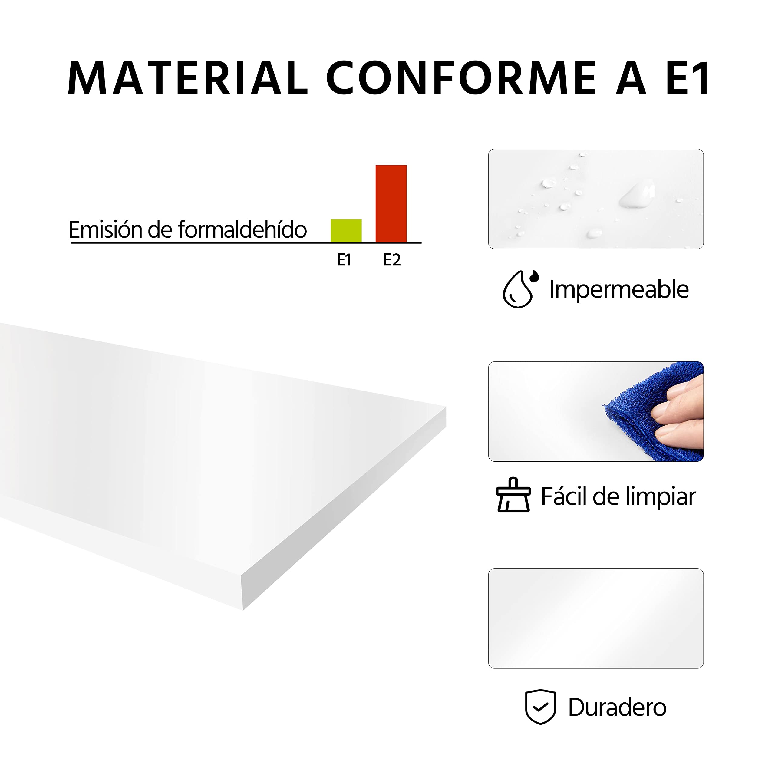 Yaheetech Mesilla de Noche con 2 Cajones Mesa Auxiliar Lateral Moderno Blanco Madera MDF 40×30×60cm