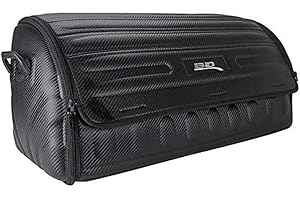 Car Organizer Accessories Interior: Enhanced Vehicle Organization with Black Car Trunk Organizer with Lid