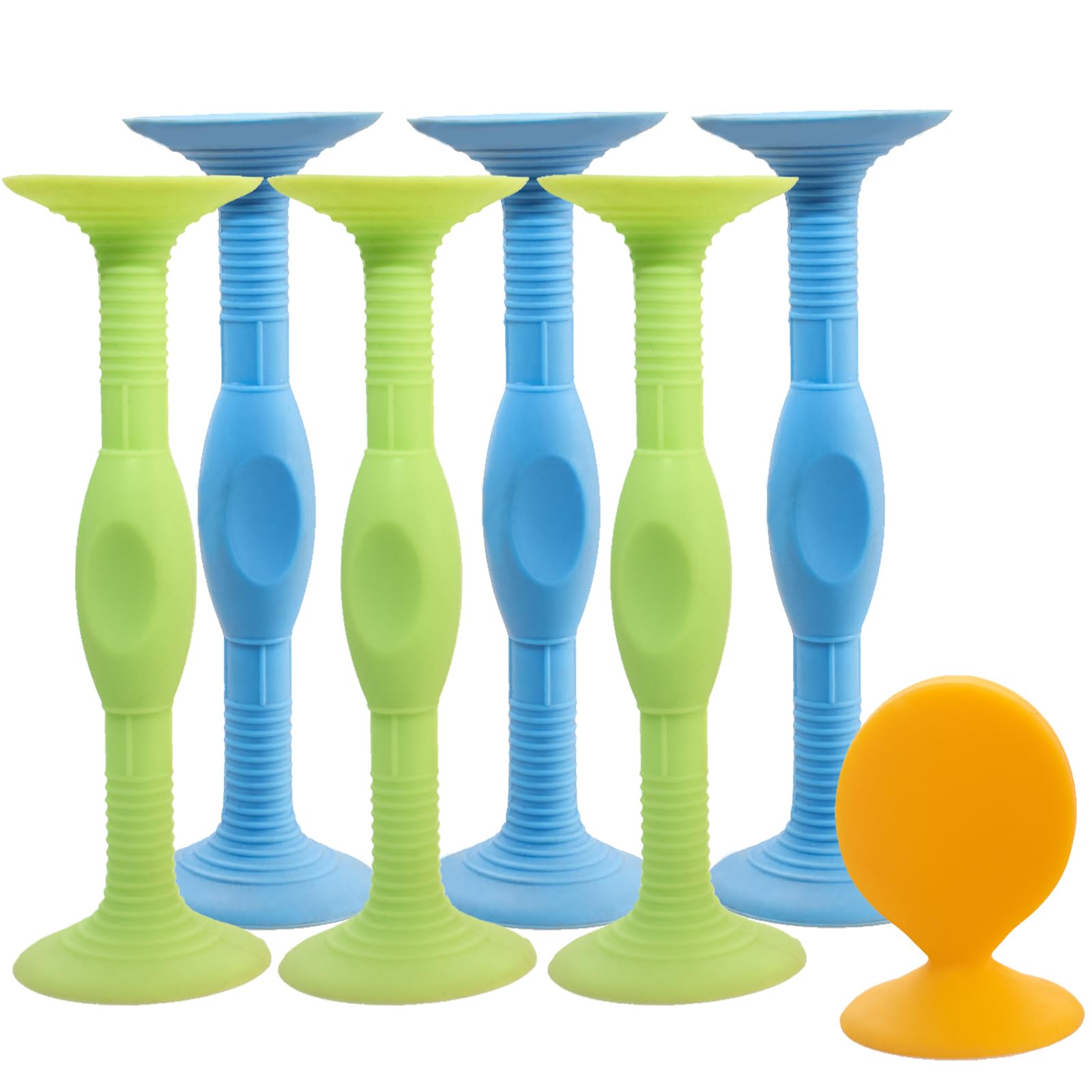 JokZan Silicone Sucker Darts Throwing Game Set, Safe Indoor Outdoor Suction Cup Toy for Kids and Family