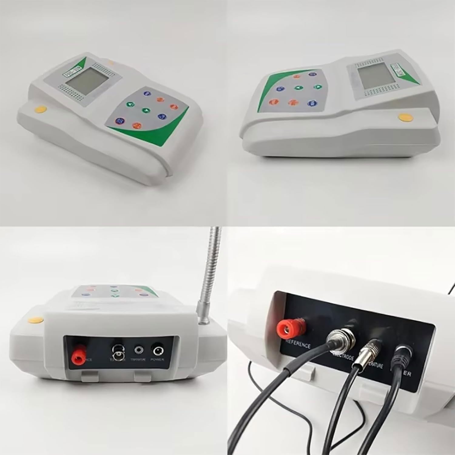 Medidor de pH digital, instrumento de medición de pH 0-14 con compensación de temperatura, almacenamiento de datos, precisión de 0,01, medidor de conductividad de mesa para uso científico
