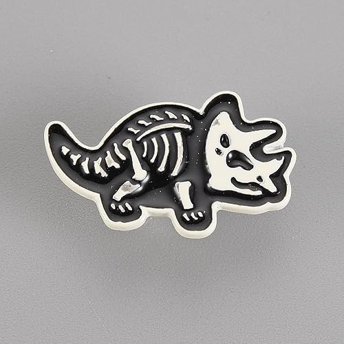 1Pc Dinosaur Alloy Enamel Brooch Pin Badge with Butterfly Clutches for Backpack Clothes Brooches Badges Decorations Ornaments Man Woman Jewelry