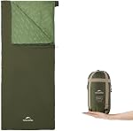 Naturehike freon-Free Rectangular Sleeping Bag Lightweight Compact Sleeping Bag,Envelope Ultralight Backpacking Sleeping Bag Portable, Waterproof with Compression Sack for Camping, Traveling