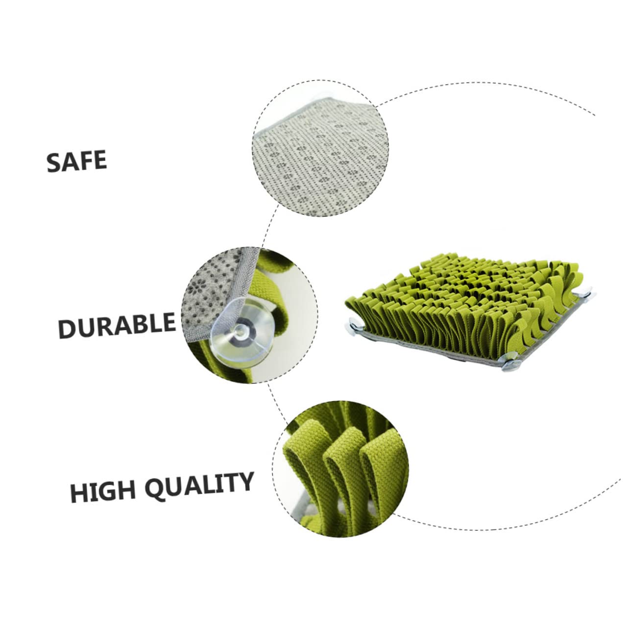 INOOMP Tapis d'alimentation pour Chien à Renifler, Jouet Lent en Peluche