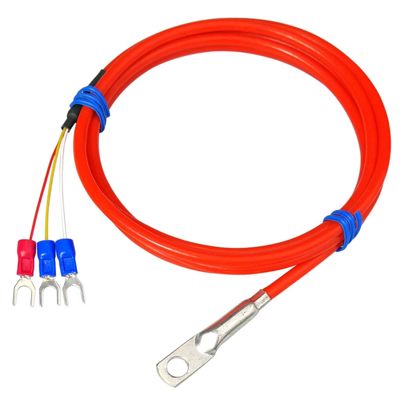 Sensor de temperatura Pt100 tipo parche con cable de 5 metros para superficies 2