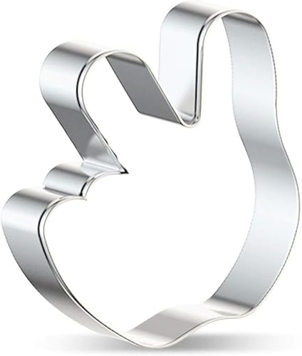 Miniatura 1 de Cortador de galletas con gestos de signo de victoria