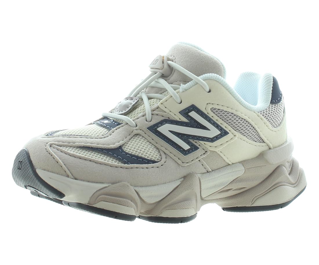 New Balance 9060 Big Kids Shoes (Black Castlerock, 5)