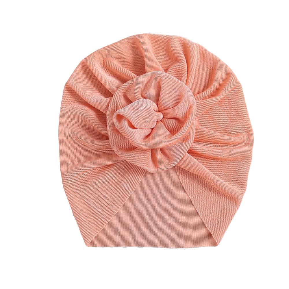 Gorro de algodón suave y bonito para bebés recién nacidos, con lazo