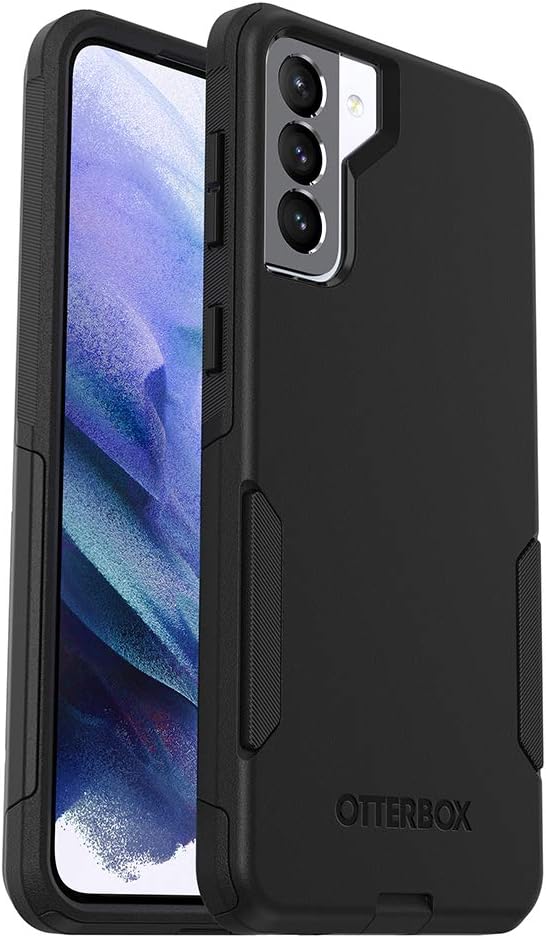 OtterBox Galaxy S21+ 5G (ONLY - Does NOT FIT Non-Plus Size or Ultra) Commuter Series Case - Does NOT FIT Non-Plus Size or Ultra - Black, Slim & Tough, Pocket-Friendly, with Port Protection Black Case
