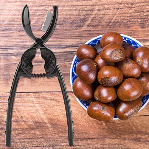 2 in 1 Kitchen Quick Chestnut Clip Aluminum Alloy Stnut Cracker & Walnut Opener Pliers Quick Nut Sheller Cutter Clip Kitchen Tools