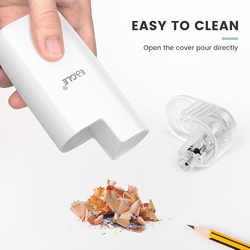 Miniatura 4 de Eagle Sacapuntas automático Protable (blanco)