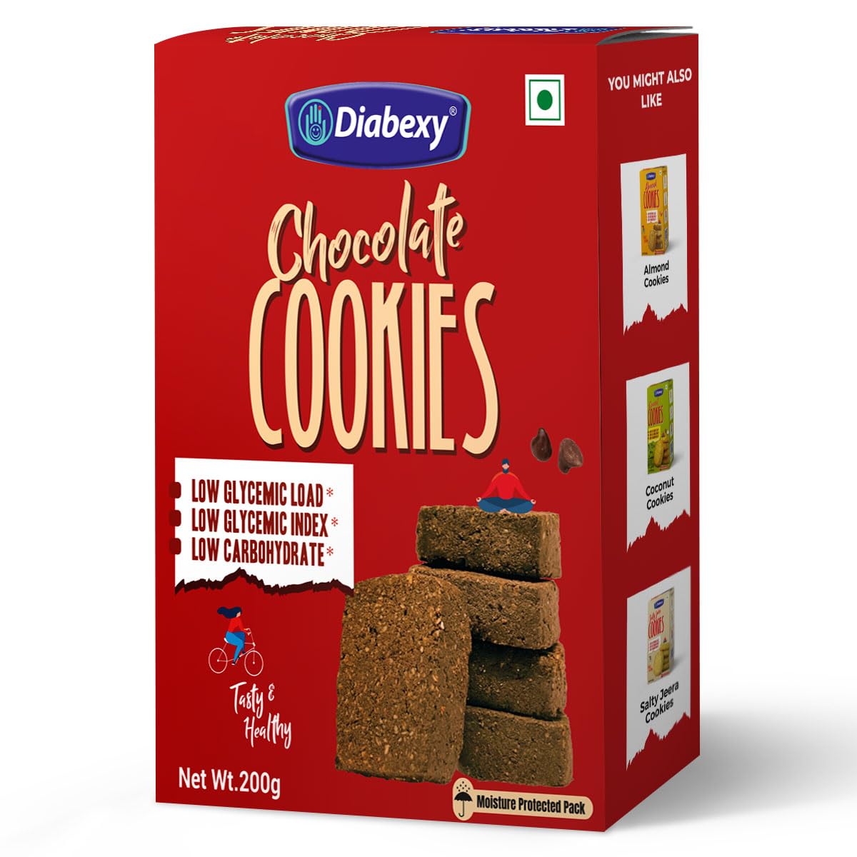Chocolate Cookies Sugar Control for Diabetes - 200 gm