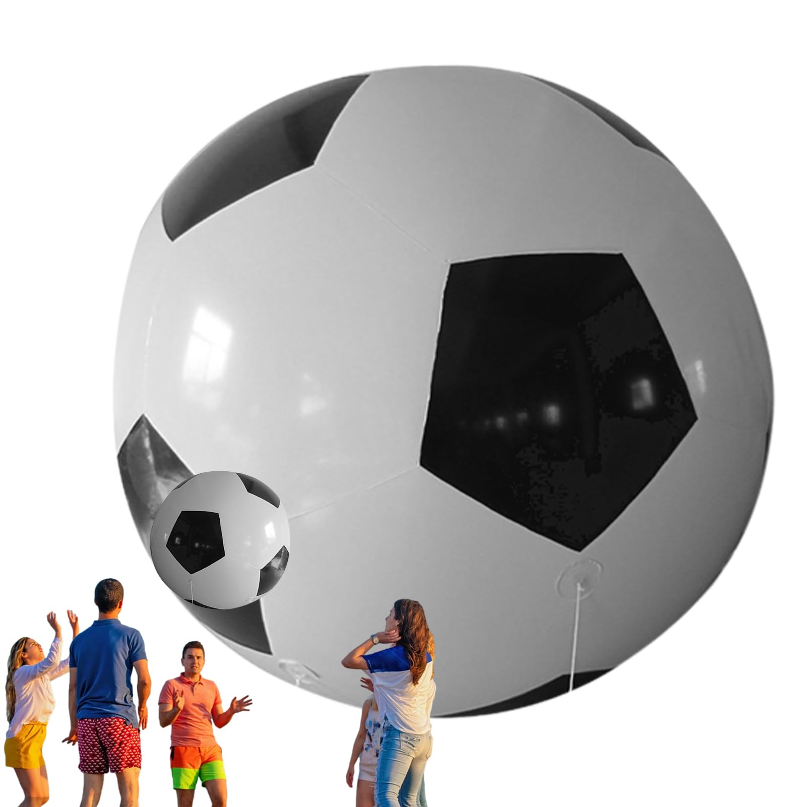 Ballon de plage de football, ballons de plage de football gonflables | Ballon de plage gonflable pour sports de plein air - amusants à grande balle gonflable, d' à la plage et à la pisci