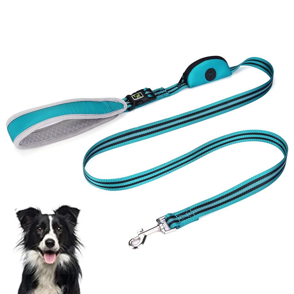Qpets® 1.5m Dog Belt for Small Dogs with Poop Bag Zipper Organizer Design, Nylon Rope, Leash for Dog with Comfortable Padded Hand Grip Quick Release Buckle for Walking Slip Leash (B0B464Q83N) Amazon Price History, Amazon Price Tracker