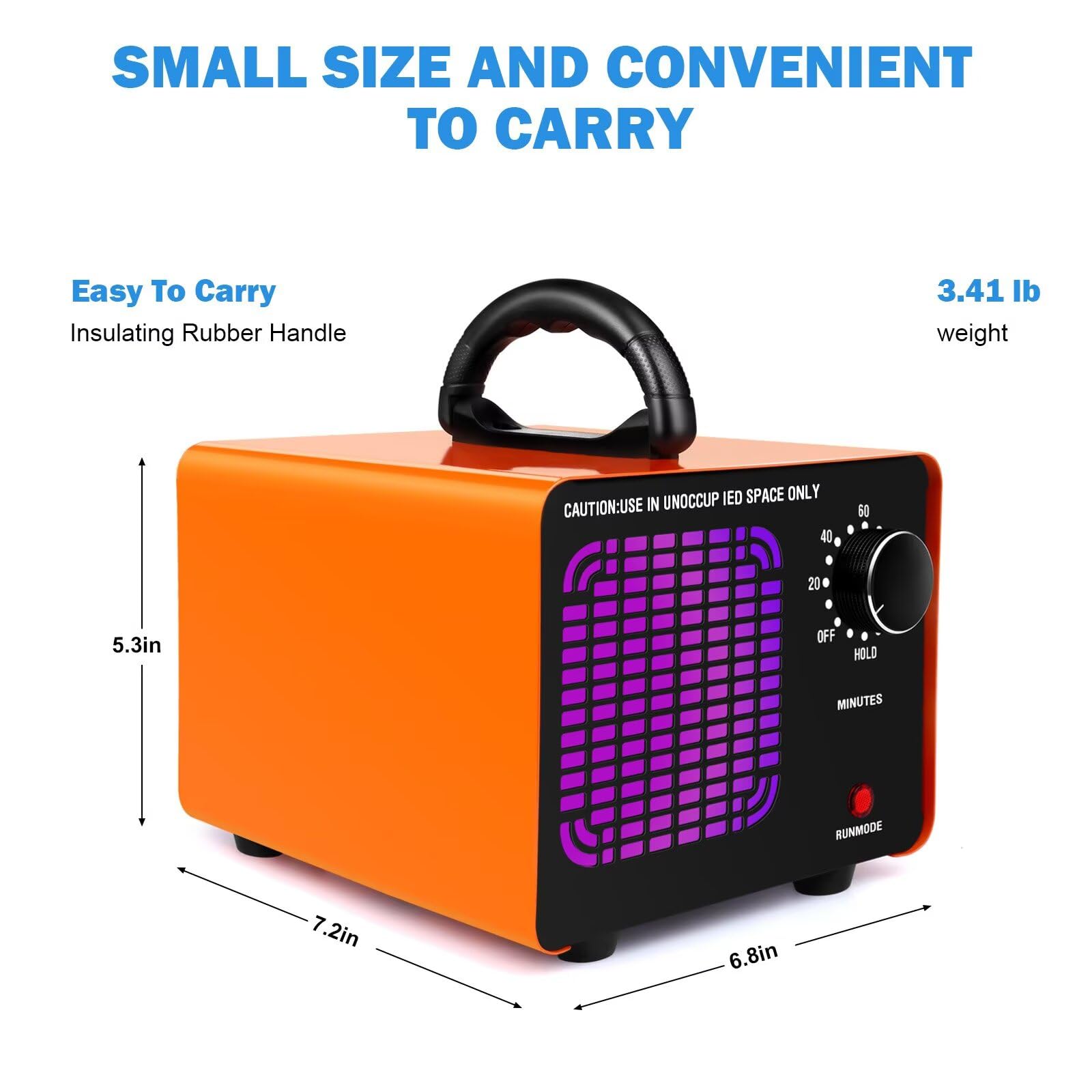 Generator ozonu 60 000 mg/h ozon maszyna do usuwania zapachów ozonu ozon jonizator powietrza dezodoryzator do domu, samochodu, dymu/zapach zwierząt domowych