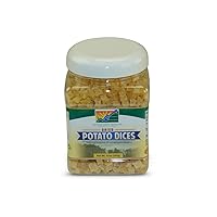 Vista 1 de Mother Earth Products Dados de patata seca, tarro de cuarto de galón
