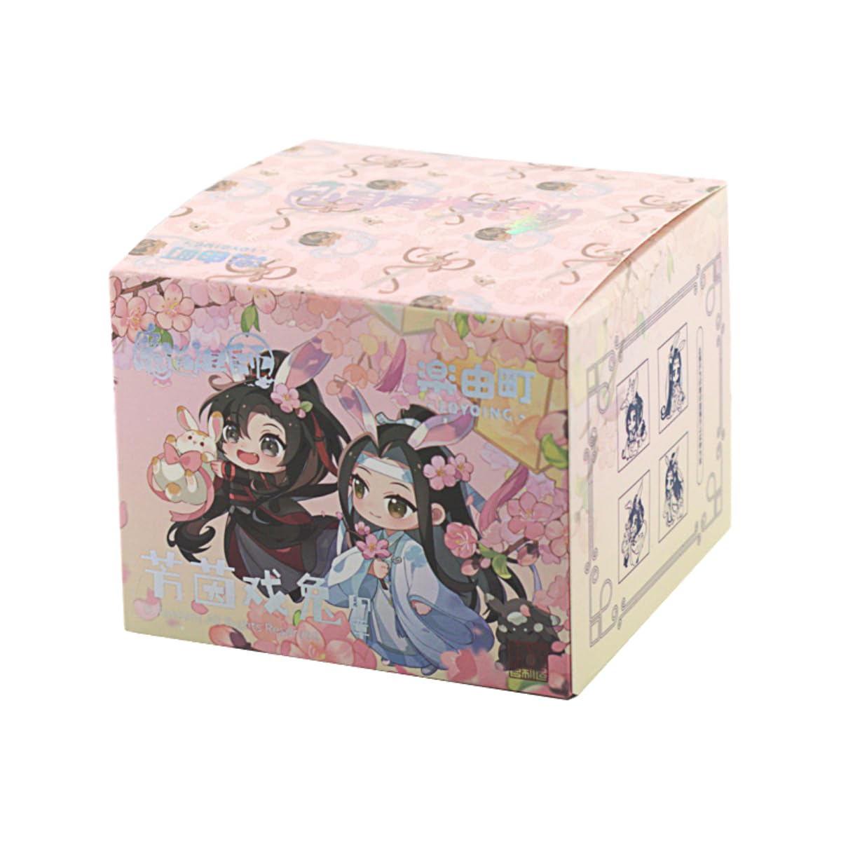 The Untamed Color Mo Dao Zu Shi Stamp，Cartoon Stamp 4 Pieces,Wei Wuxian&Lan Wangji