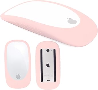 N/T Silicone Case Cover Protective Skin for Magic Mouse 1/2 Silicone Case for Apple Magic iPad Mouse Pink