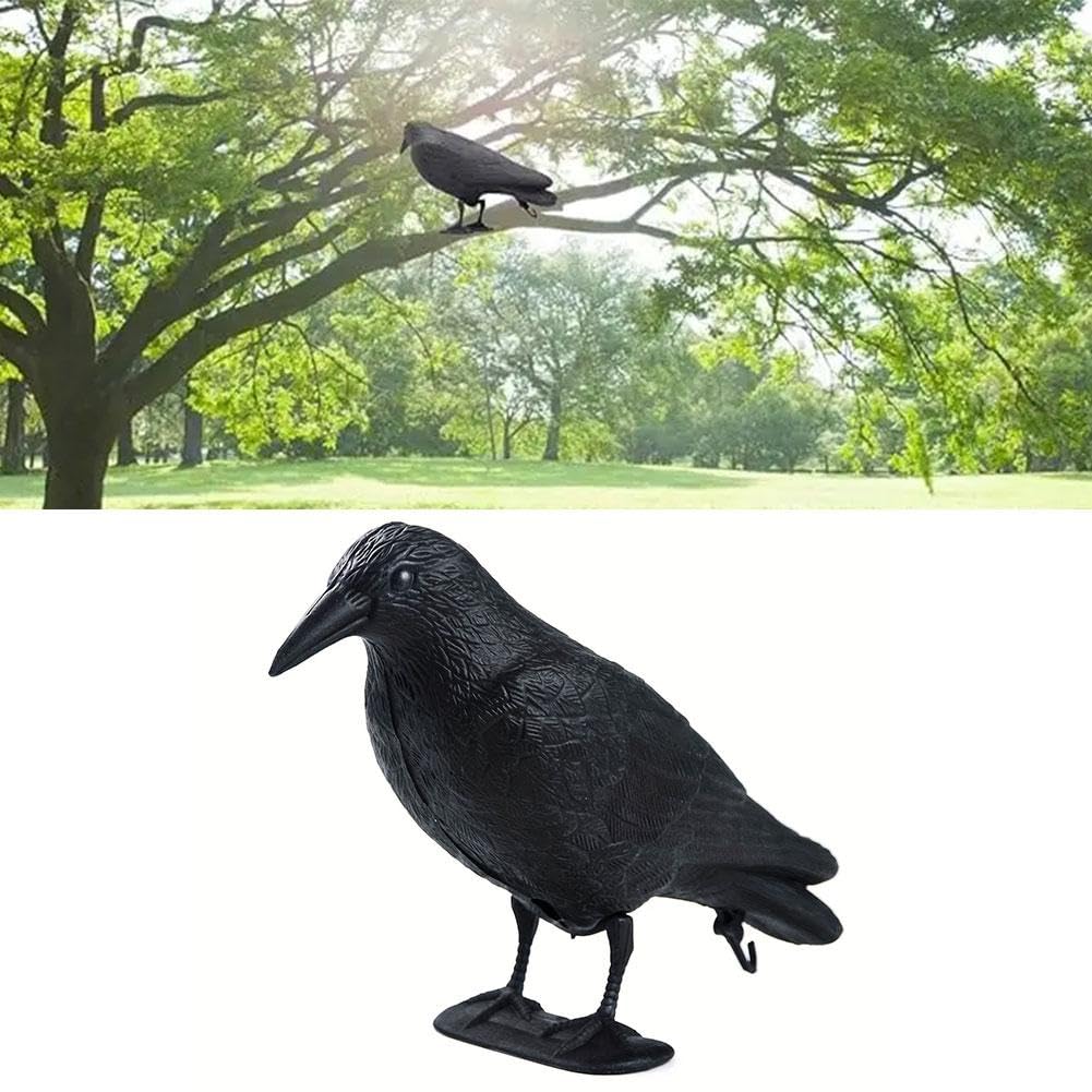 Amazon.co.jp: カラス 置物 鳥よけ 鳥撃退グッズ 鳩よけグッズ カラス