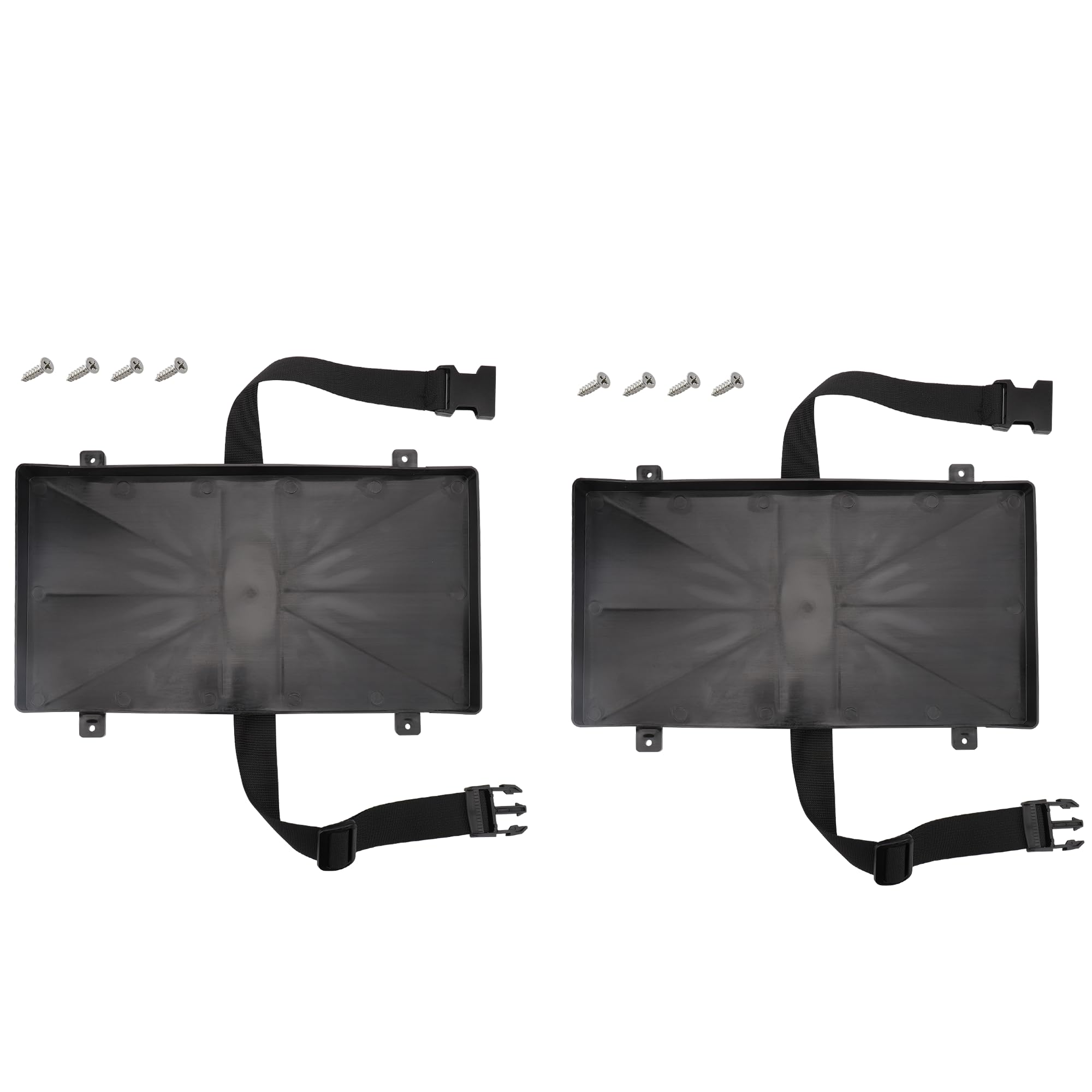 Group 27 Battery Tray for Marine Boat, 2 Pack