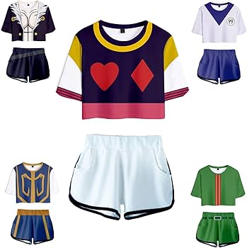 ハンターハンター キルア ルームウェア Amazon.co.jp: ハンター×ハンター パジャマ 上下セット 夏 T