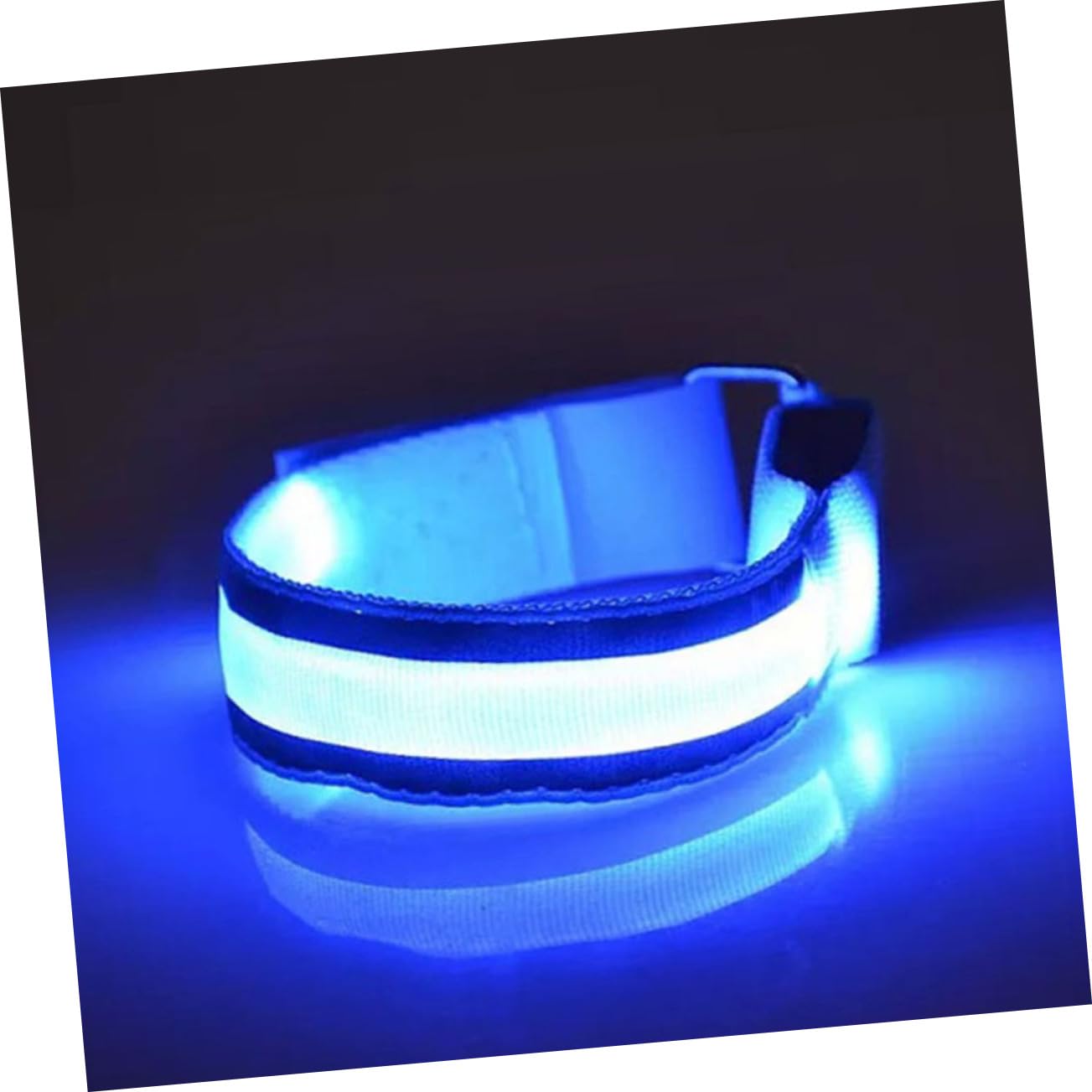 Toyvian Bracelet LED Réfléchissant avec Remplacement Armband pour Course De Jogging Cyclisme Sports Extérieurs Couleurs Aléatoires Couleur Aléatoire
