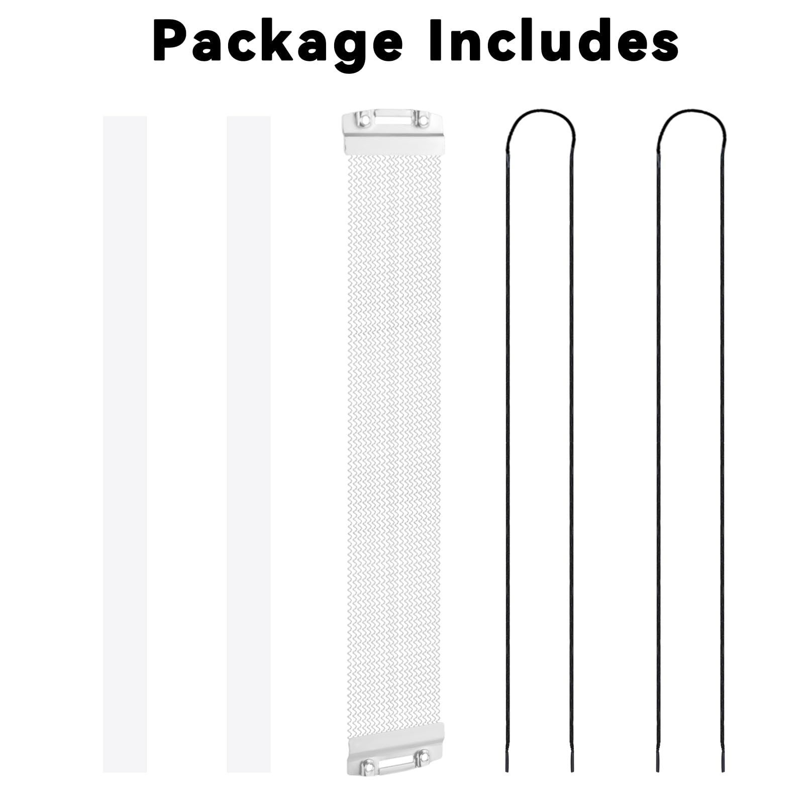 EASTROCK Snare Drum Wires Snare Wire Drum Wire-20 Strand 13 Inch, Snare Drum Accessories with Snare Wire Straps (silver 13 inch 20 strand)