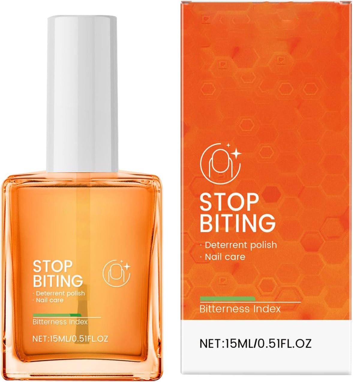 Anti Nail Biting Polish,Kids Nail Strengthener,Portable No Bite Stopper,Hydrating Care Oil Thumb Sucking Prevention,Non Toxic Solution for Children and Adults