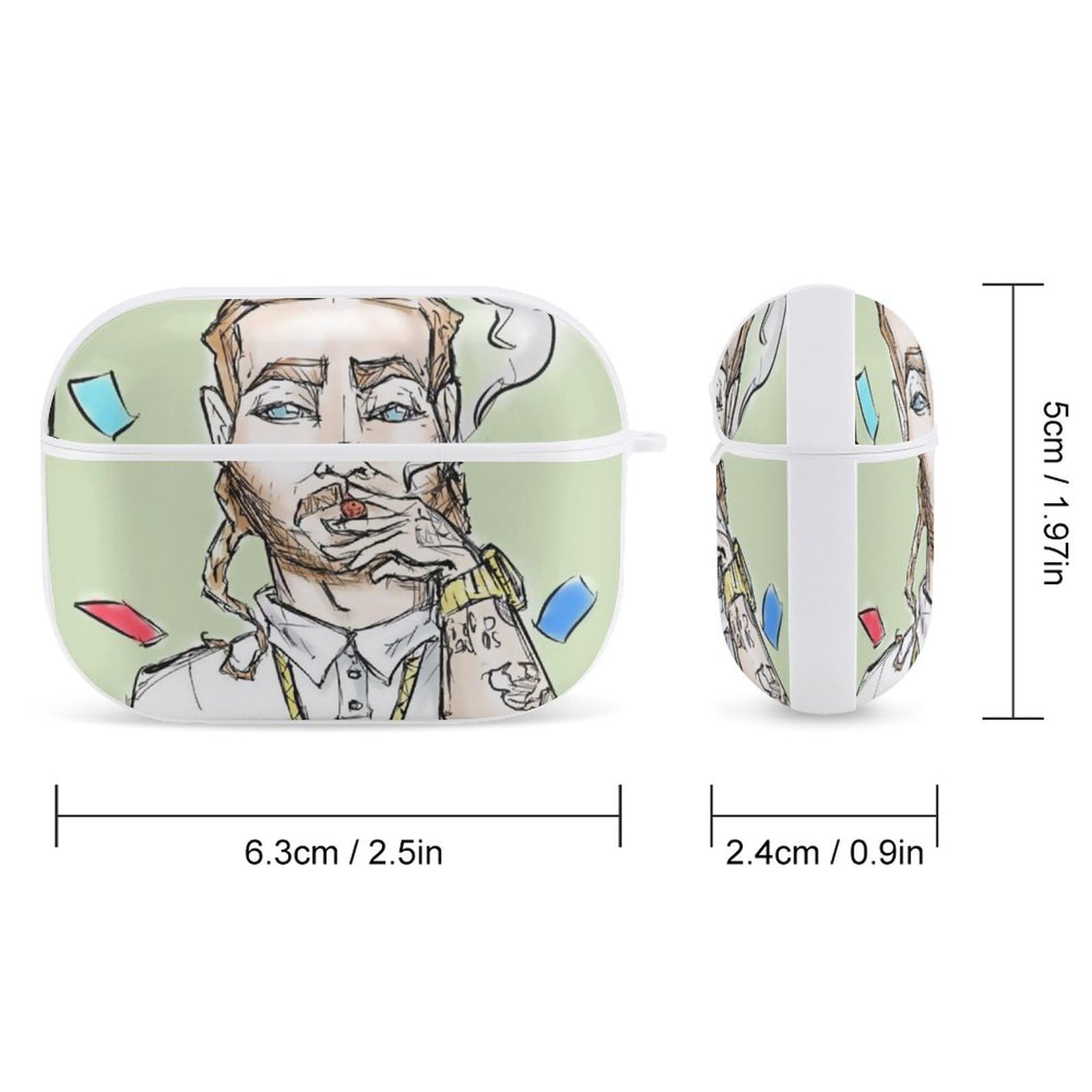 AirPods Pro 第二世代　malon Amazon | AirPods Pro ケース Post Malone エアーポッズ プロ ケース