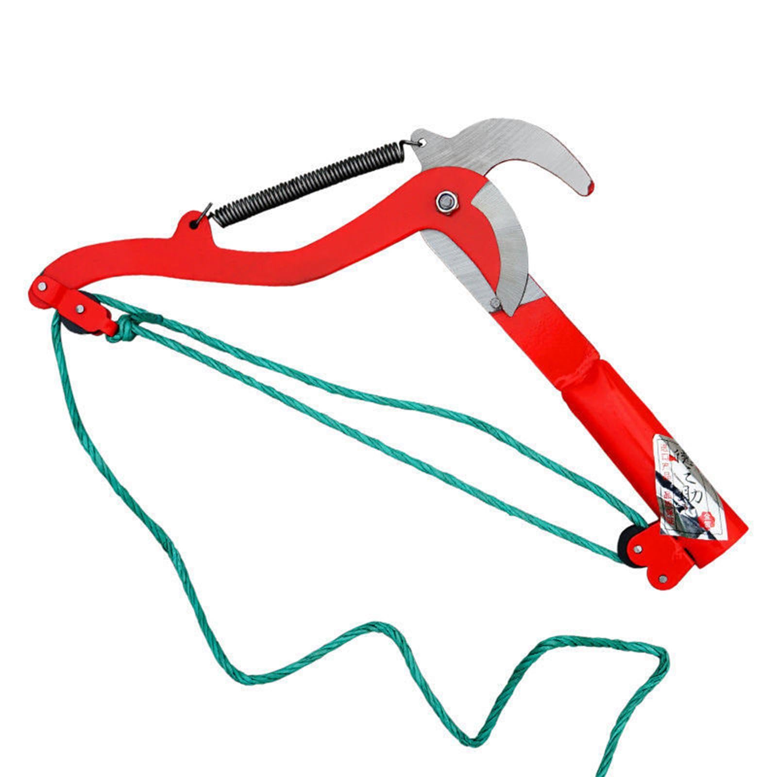 F Fityle Coupe-branches hautes sans accessoires de perche Économie d'énergie pour de branches hautes avec ressort en acier Corde de 1,5 m, Size S