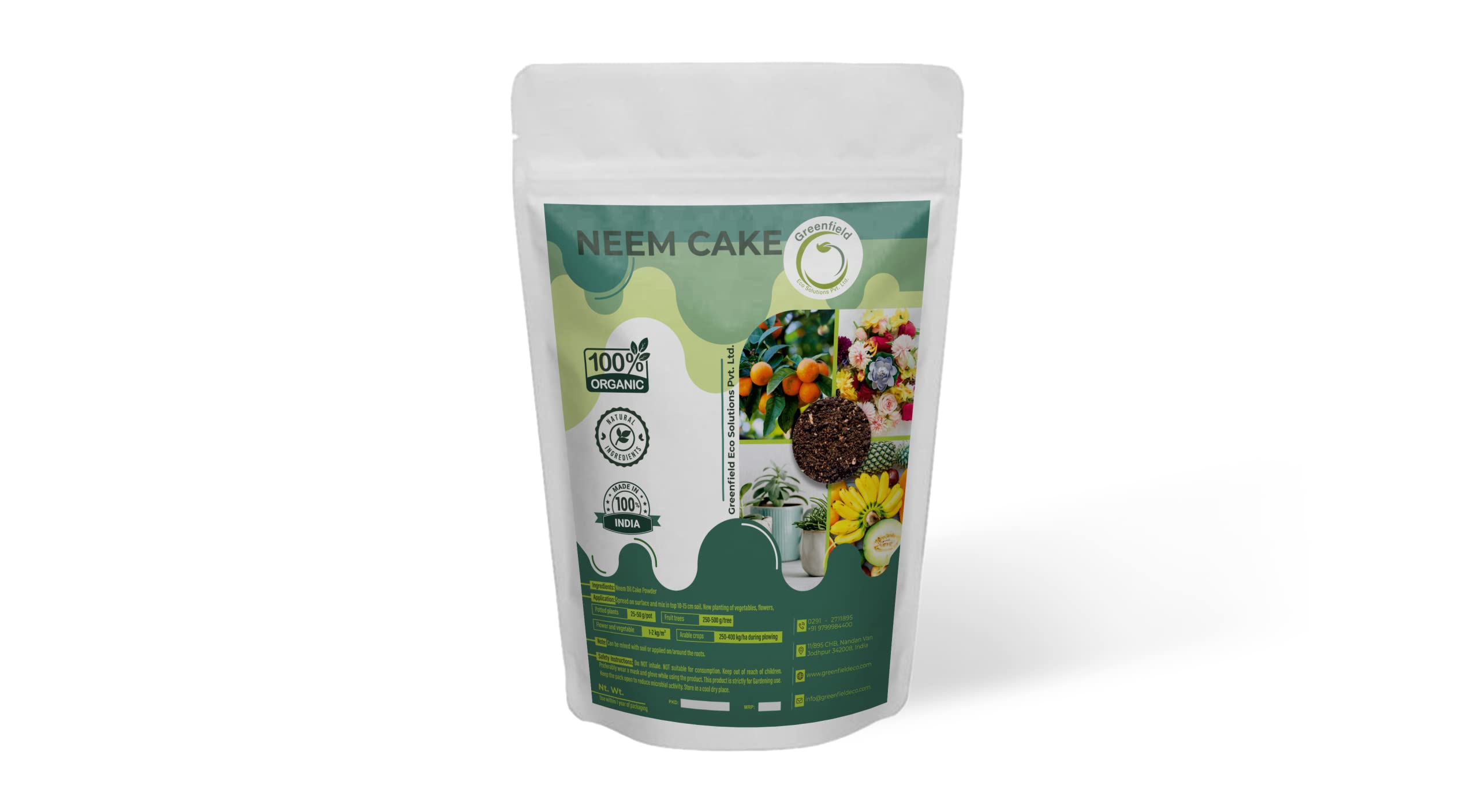 GreenfieldEco Organic Cold Pressed Neem Seed Cake Powder for Potted Plants Nursery Greenhouses Vegetable Crops Plantation Crops Fruit Orchards Turf Production Industry Floriculture Cash Crops Lawns etc., 900 g (B0177JJOHG) Amazon Price History, Amazon Price Tracker