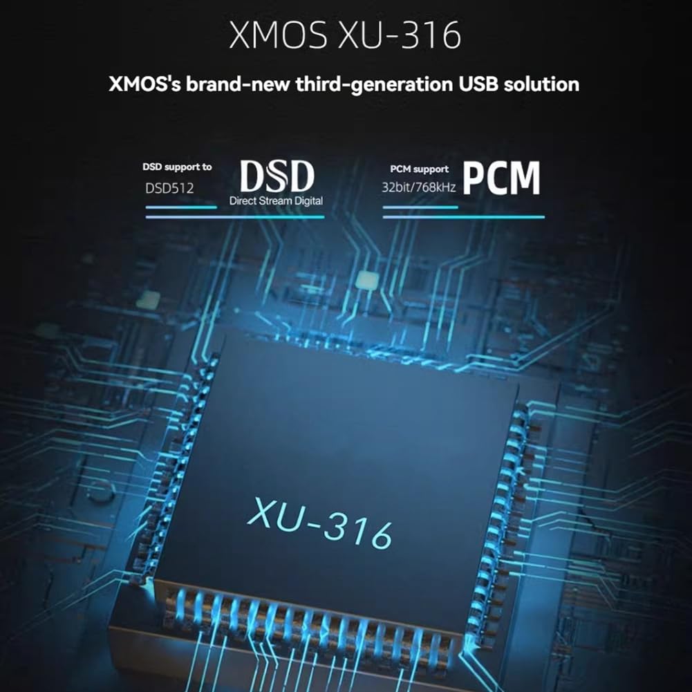XMOS XU316 Interfejs cyfrowy USB koncentryczny IIS wyjście 32bit 768K DSD512 obsługuje kompatybilność MQA Amanero karta USB