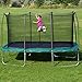 Skywalker Trampolines 14-Foot Rectangle Trampoline with Enclosure Net - Green