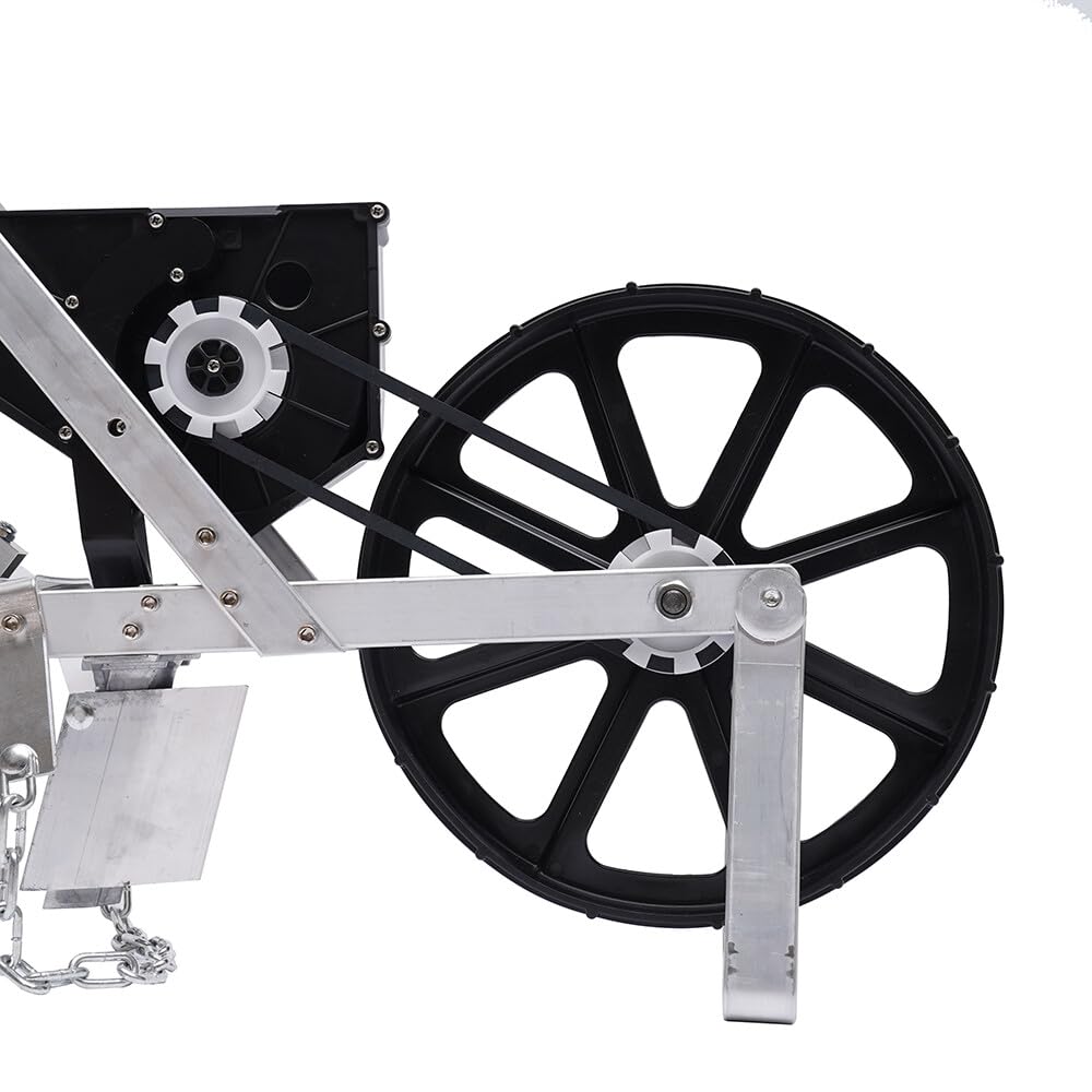 Semoir de Qualité Seeder Semoir de Graines Machine à Semer à Grains Individuels Noir/Argent Semoir Manuel Outil de Semage Semoir à Une Ligne Neuf pour Jardin Semoir à Une Ligne 3-14mm