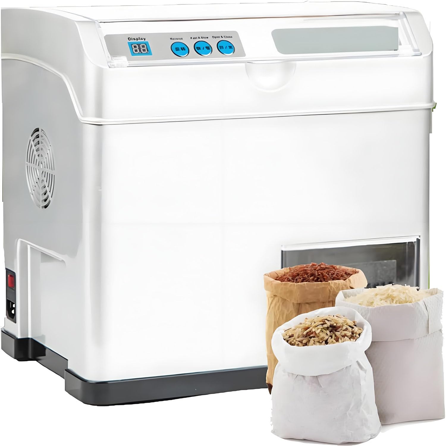 Macchina Automatica per la sgranatura del Riso, sgranatrice per Cereali di Grano da 30 kg/h, sgranatrice per Riso, per Riso Integrale Chiaro, Riso Leggermente Lavorato