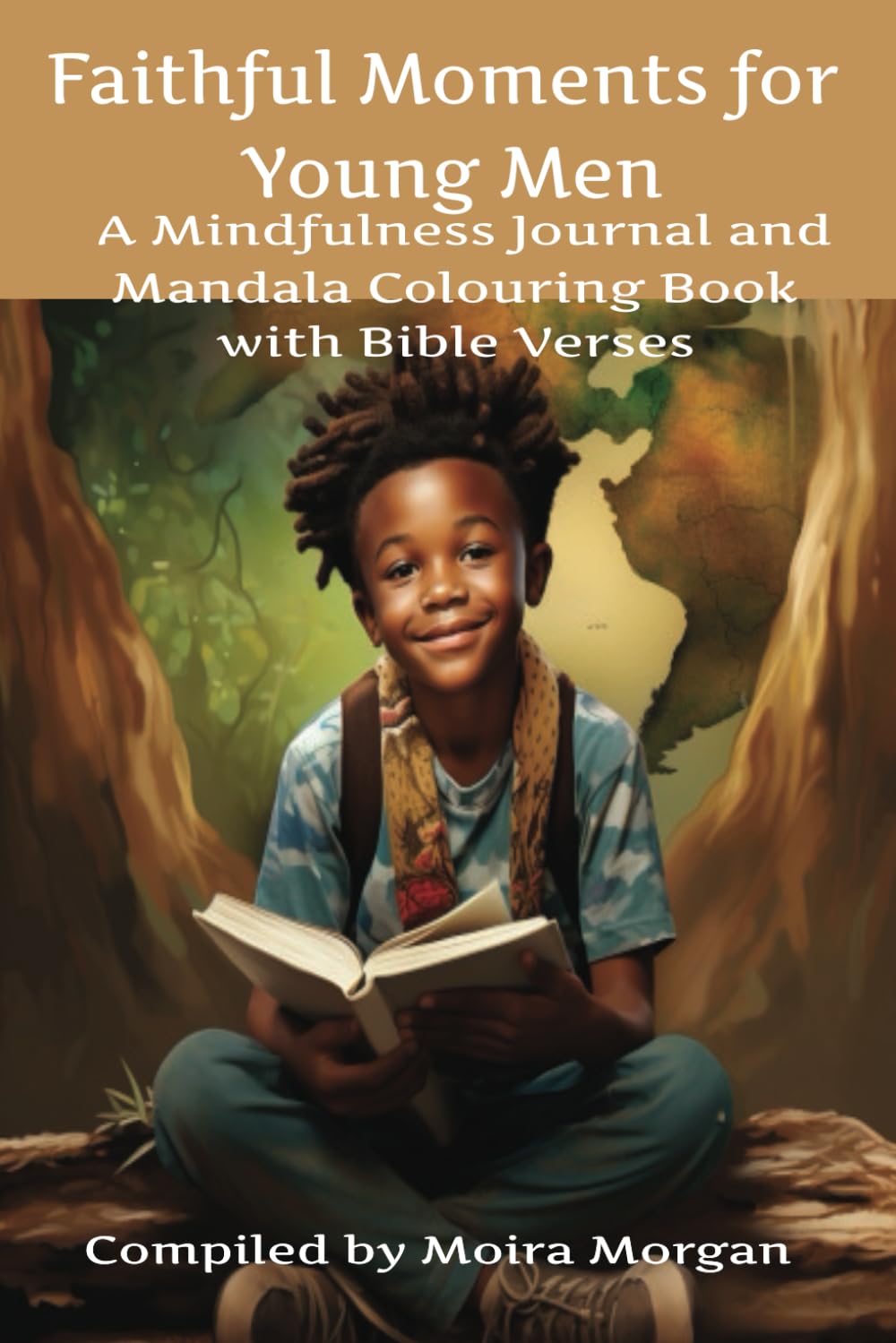 Faithful Moments For Young Men: A Mindfulness Journal and Mandala Colouring Book with Bible Verses