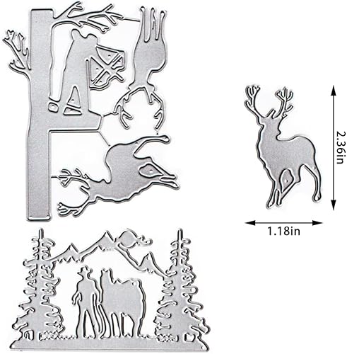 Miniatura 20 de Troqueles de corte de flores de metal, hojas silvestres, flores, troquelados, plantillas en relieve, molde de plantilla para tarjetas, álbumes
