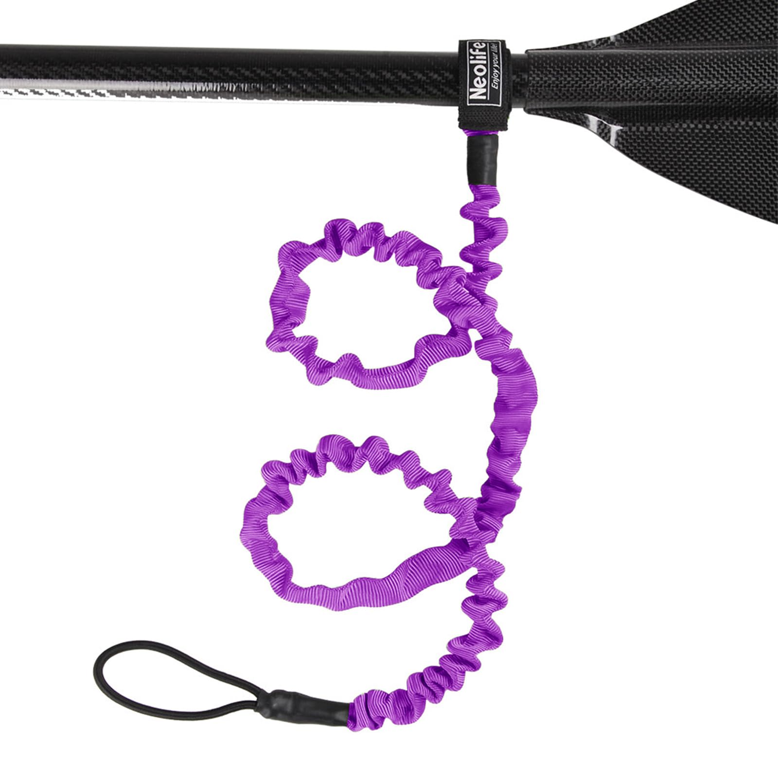 WONITAGO Stretchable Kayak Paddle Leash, Coiled Rod Leash Tool Lanyard for Kayak and SUP Paddles, Fishing Poles Rods