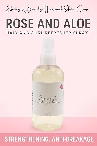 Miniatura 3 de Ebony's Beauty Hair and Skin Care Aloe and Rose Hair Curl Refresher Spray Strengthening, Anti-Breakage For curl types 2B, 2C, 3A, 3B, 3C, 4A, 4B,