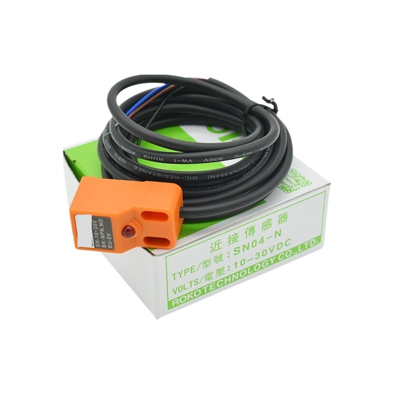 Square Proximity Switch SN04-N Tthree-Wire NPN Normally Open Limit Sensor(SN04-P PNP NO)