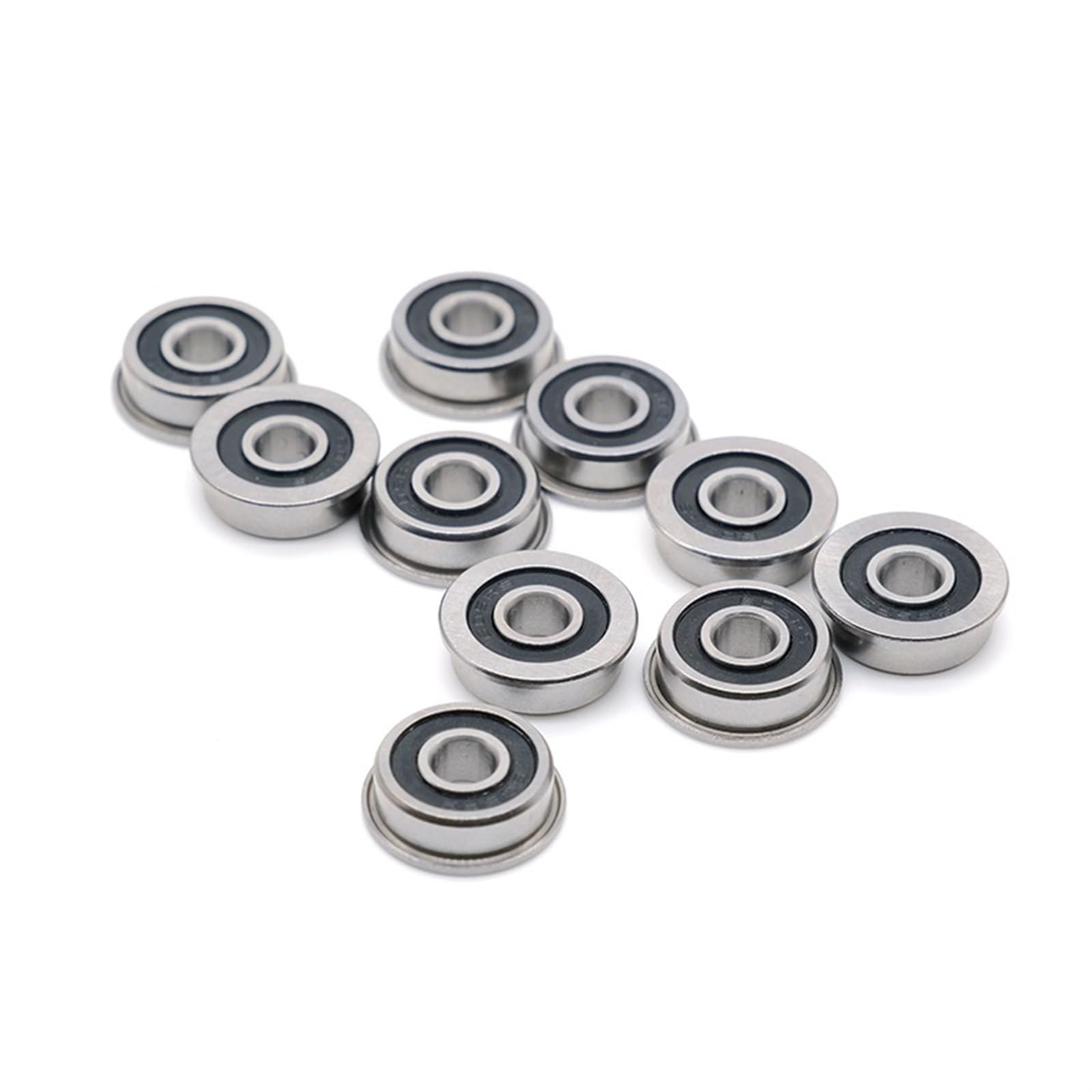 Roulement F605-2RS 5x14x5mm (10 pièces) ABEC-7 roulements à Billes Miniatures à Bride F605RS F605 RS