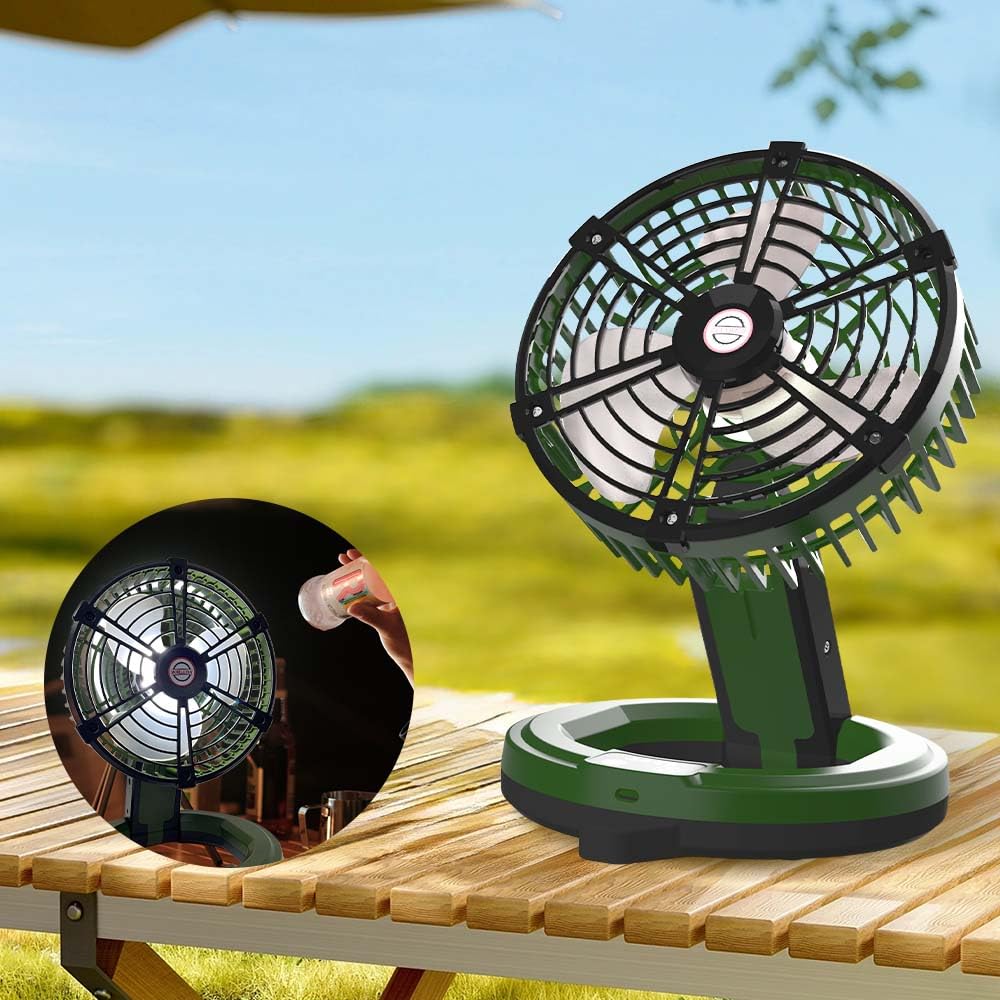 Amazon | 扇風機 折り畳み コードレス 卓上扇風機 小型 静音 卓上/吊り  