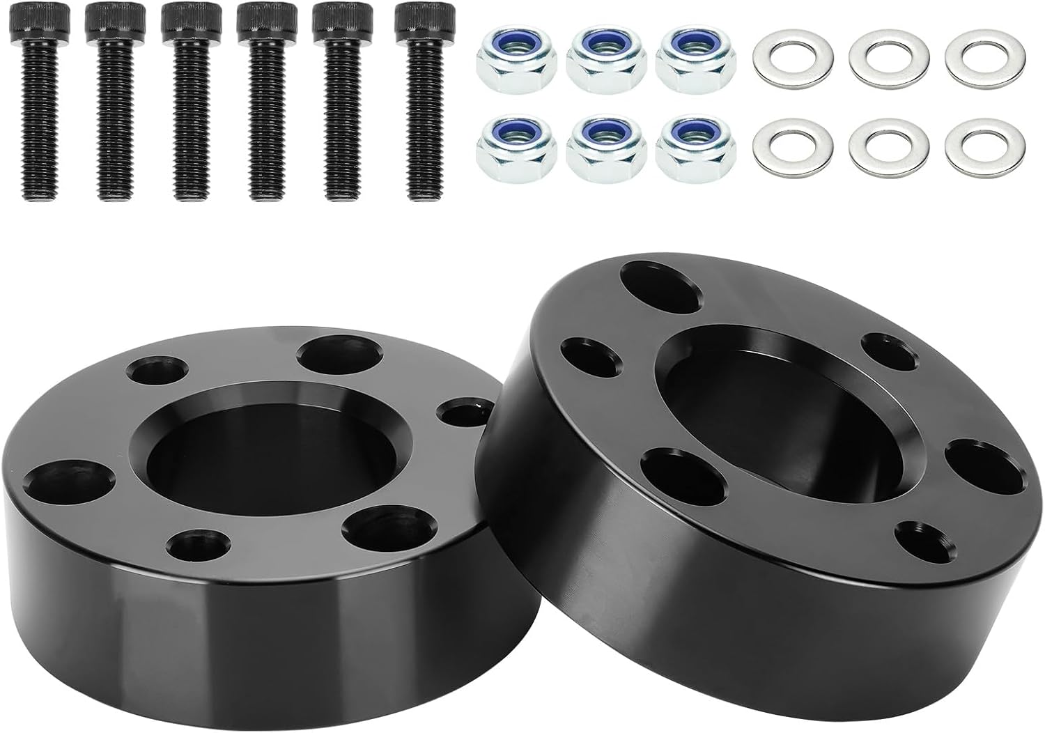 AEagle 2.5” Front Leveling Lift Kits for 2006-2023 Ram 1500(4WD); 2005-2007 & 2009-2011 Dakota; 2006-2009 Raider Raise 63.5mm Forged Aluminum Strut Spacers