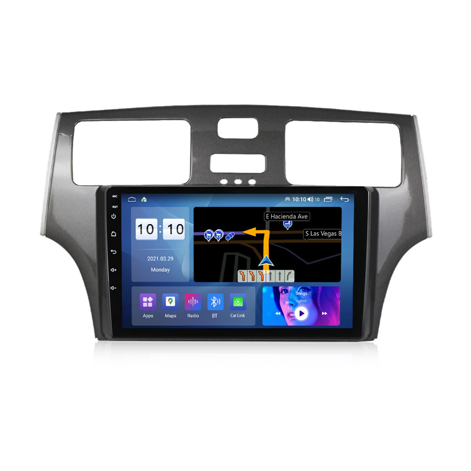 HBWZ Android 10.0 Sat Nav Car Stereo 2 Din Radio for Lexus ES250 2001-2006 GPS Navigation 9in Head Unit MP5 Multimedia Player Video Receiver with 4G/5G WiFi DSP Carplay