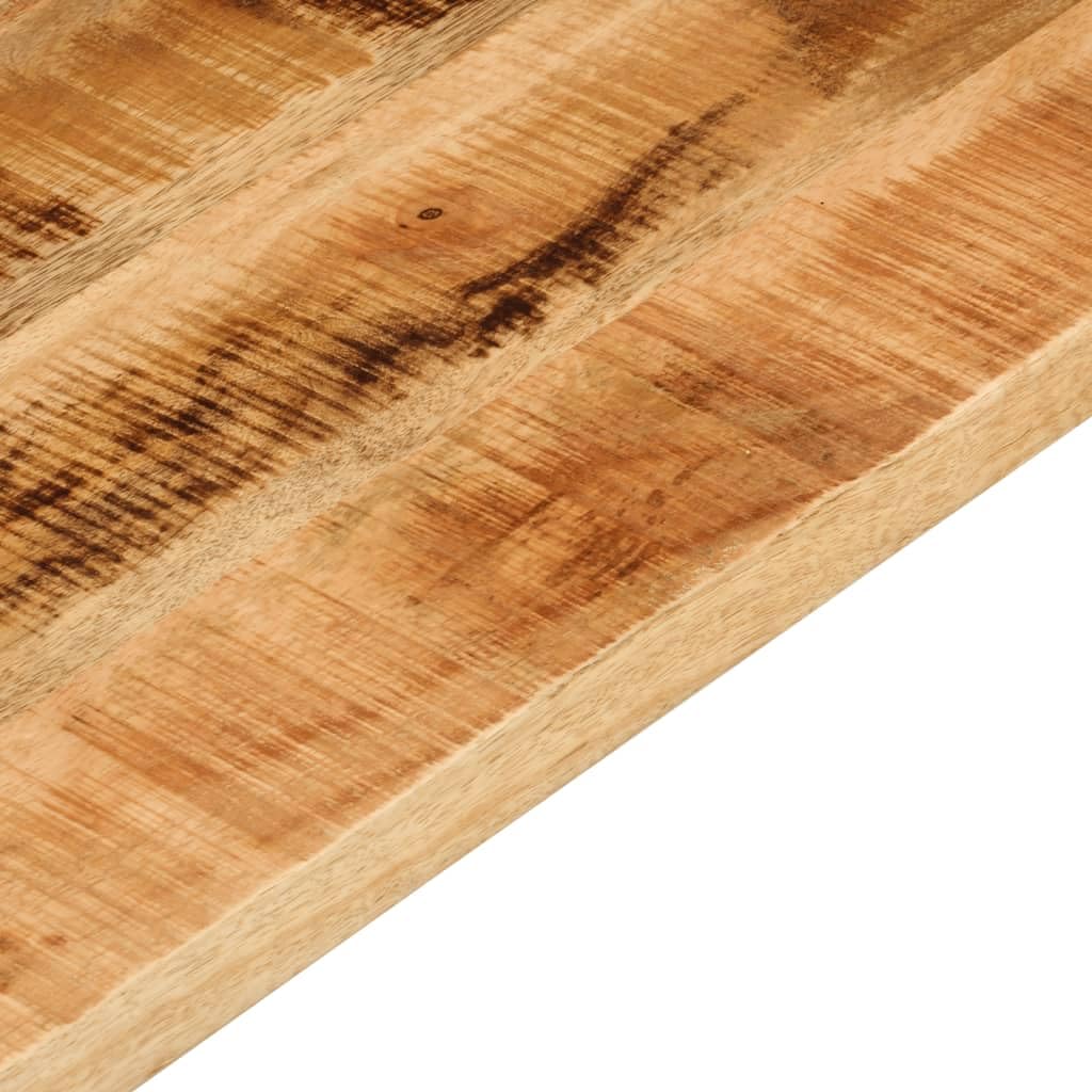 vidaXL Piano per Tavolo 80x70x1,5cm Rettangolare Legno di Mango Grezzo, Piano per Tavolo Rettangolare, Piano Tavolo in Legno, Piano per Tavolo da Pranzo
