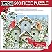 Lang Cardinal Birdhouse Puzzle - 500 PC (5039174), Multicolor
