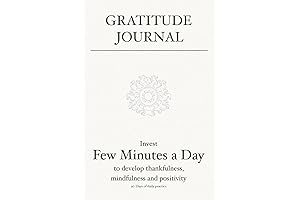 Sujatha Lalgudi Gratitude Journal: Invest Few Minutes a Day for Mindfulness and Positivity