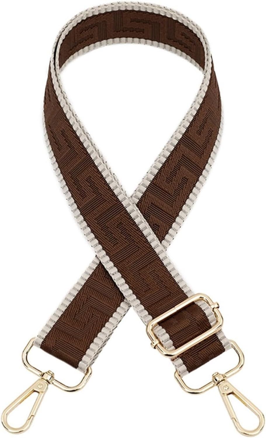 XIUNYIE Bag Strap Bag Straps for Crossbody Handbags Adjustable Belt Bags Replacement Shoulder Straps Accessories for Women Wide Strap for Handbags Gold Buckle Red, Gold, Gold buckle
