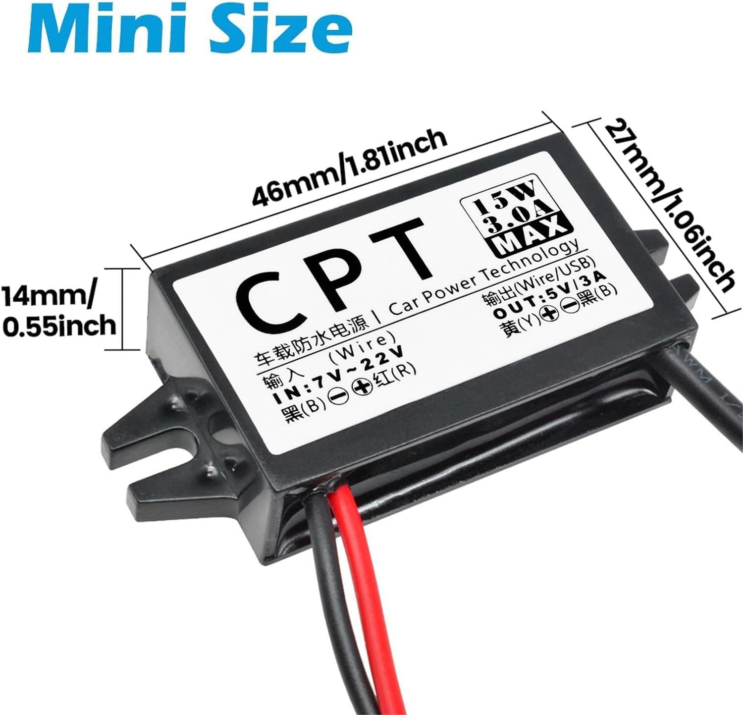 Convertitore USB Da 12 V A 5 V Modulo Buck CC 12 V 36 V 48 V